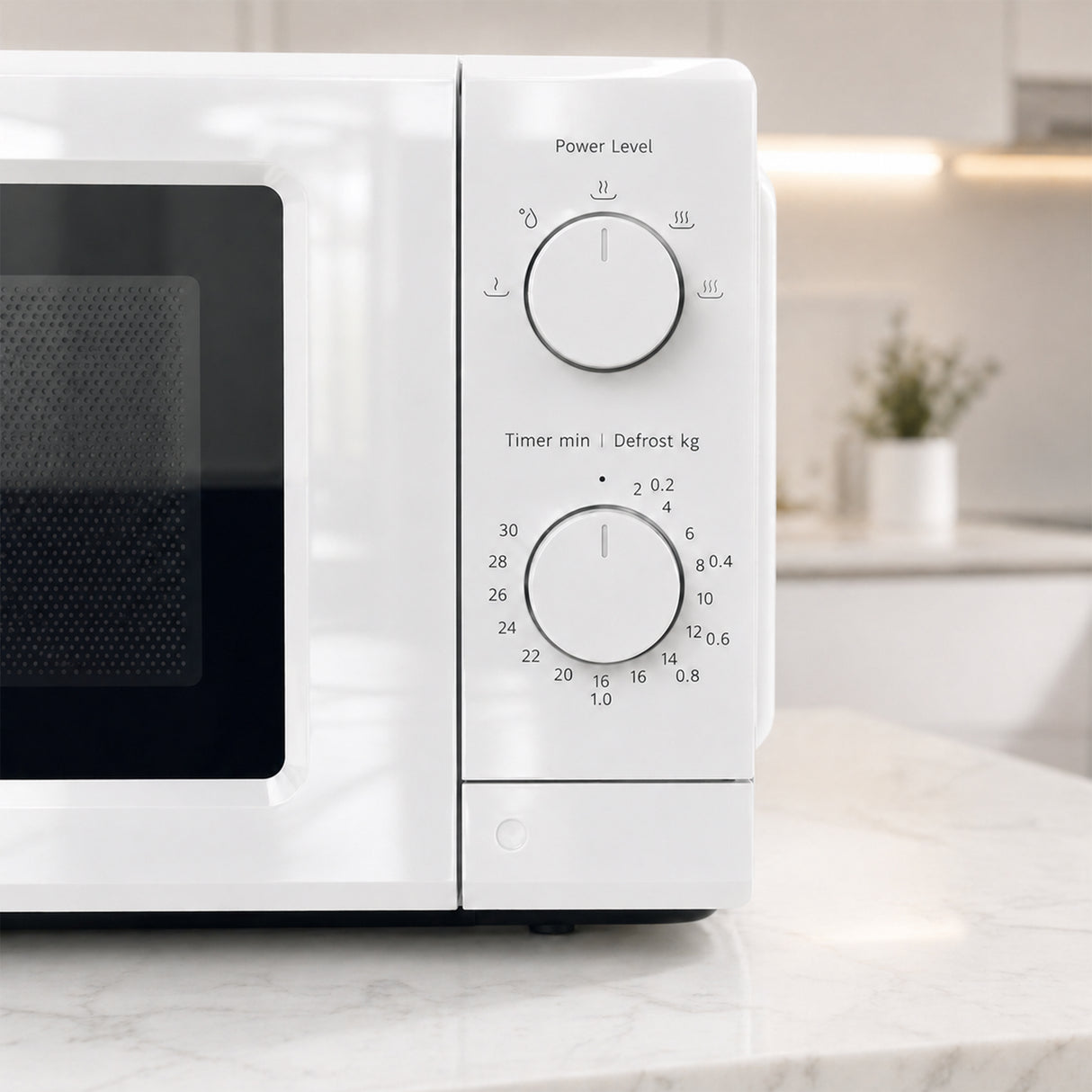 Micro-ondes Heinner HMW-MD20IVWH – Inverter – 19 litres – 700W – Blanc