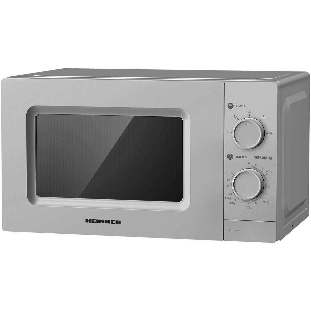 Micro-ondes Heinner HMW-MD20MSL – pose libre – 20 litres – 700W – argent