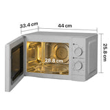 Micro-ondes Heinner HMW-MD20MSL – pose libre – 20 litres – 700W – argent