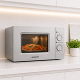 Micro-ondes Heinner HMW-MD20MSL – pose libre – 20 litres – 700W – argent