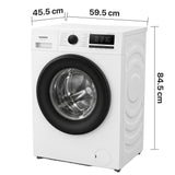 Machine à laver Heinner HWM-HMN6010IVSMA – 6 kg – 1000 tours/min – classe énergétique A
