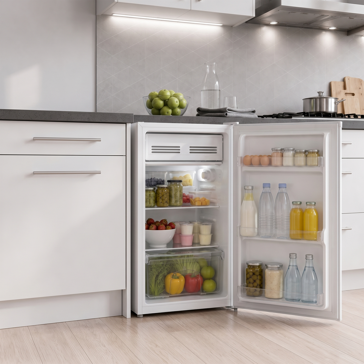 Heinner Under Counter Fridge HF-HM90INVE – 90 litres