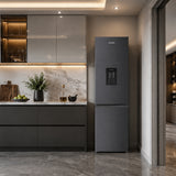 Frigo congélateur Heinner HC-HM260DGWDE – 260 litres – distributeur d’eau – classe énergétique E