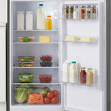 Frigo congélateur Heinner HF-H2206DGE++ – 206 L – Thermostat réglable – Éclairage LED – Porte réversible – Anthracite