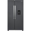 Frigo américain avec distributeur d’eau Heinner HSBS-HM529NFINVDGWDE++ – 529 L – No Frost – compresseur inverter – Anthracite