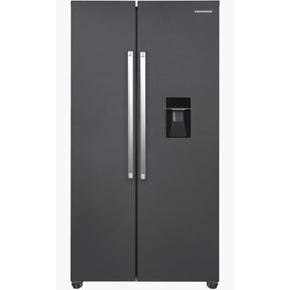 Frigo américain avec distributeur d’eau Heinner HSBS-HM529NFINVDGWDE++ – 529 L – No Frost – compresseur inverter – Anthracite