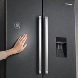 Frigo américain avec distributeur d’eau Heinner HSBS-HM439NFINVDGWDE++ – 439 L – No Frost – Anthracite