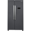 Frigo américain Heinner HSBS-HM442NFINVDGE++ – 442L – No Frost – Anthracite