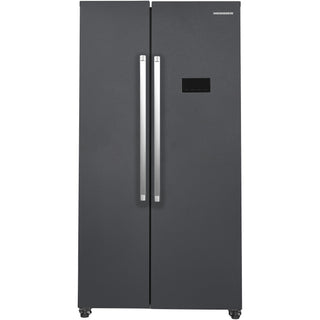 Frigo américain Heinner HSBS-HM442NFINVDGE++ – 442L – No Frost – Anthracite