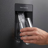 Frigo congélateur anthracite Heinner HCNF-HM291INVDGWDE++ – 291 L – No Frost avec Distributeur d’eau – Pose libre