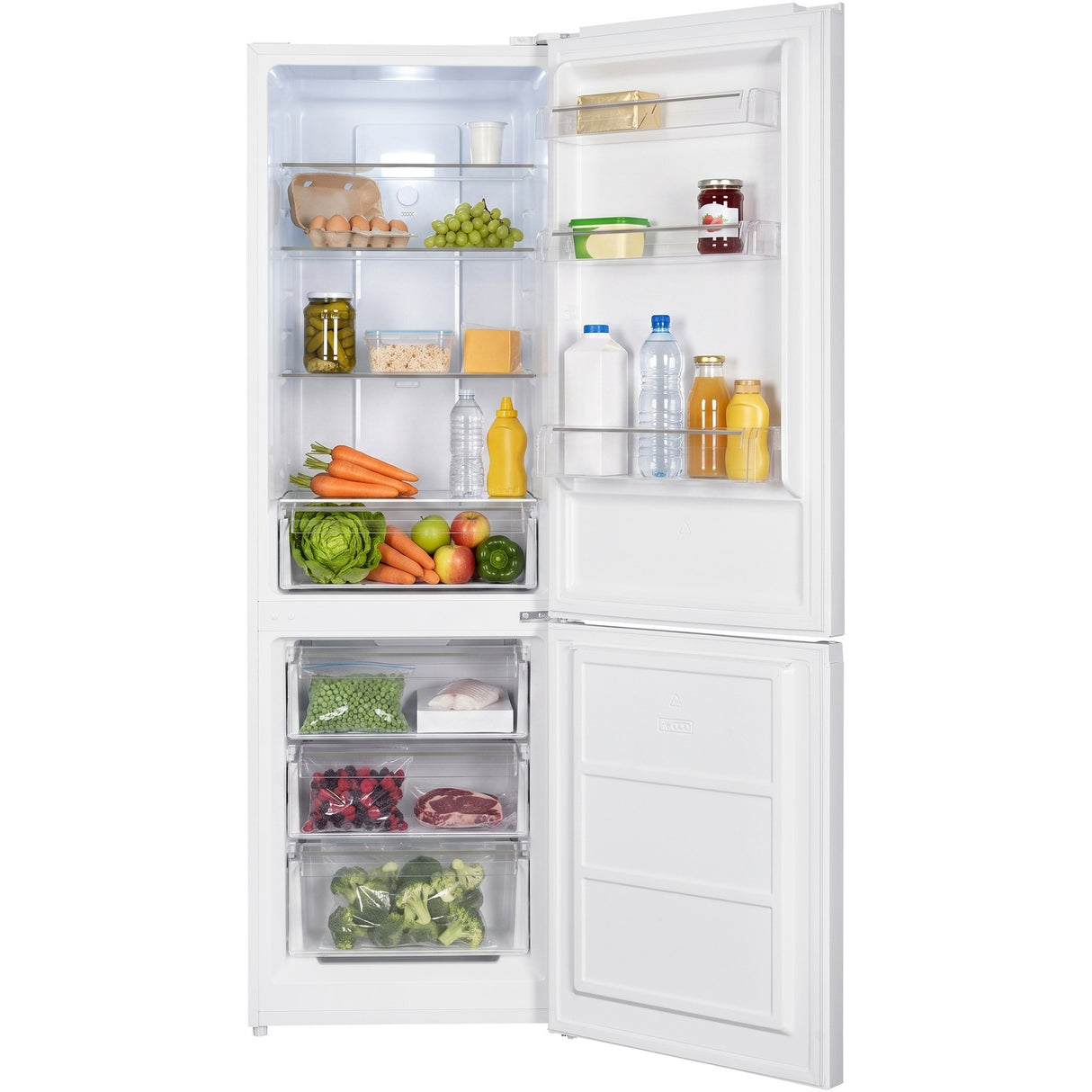 Frigo congélateur Heinner HCNF-HM293INVD – 293 litres – No Frost – inverter – classe énergétique D – blanc