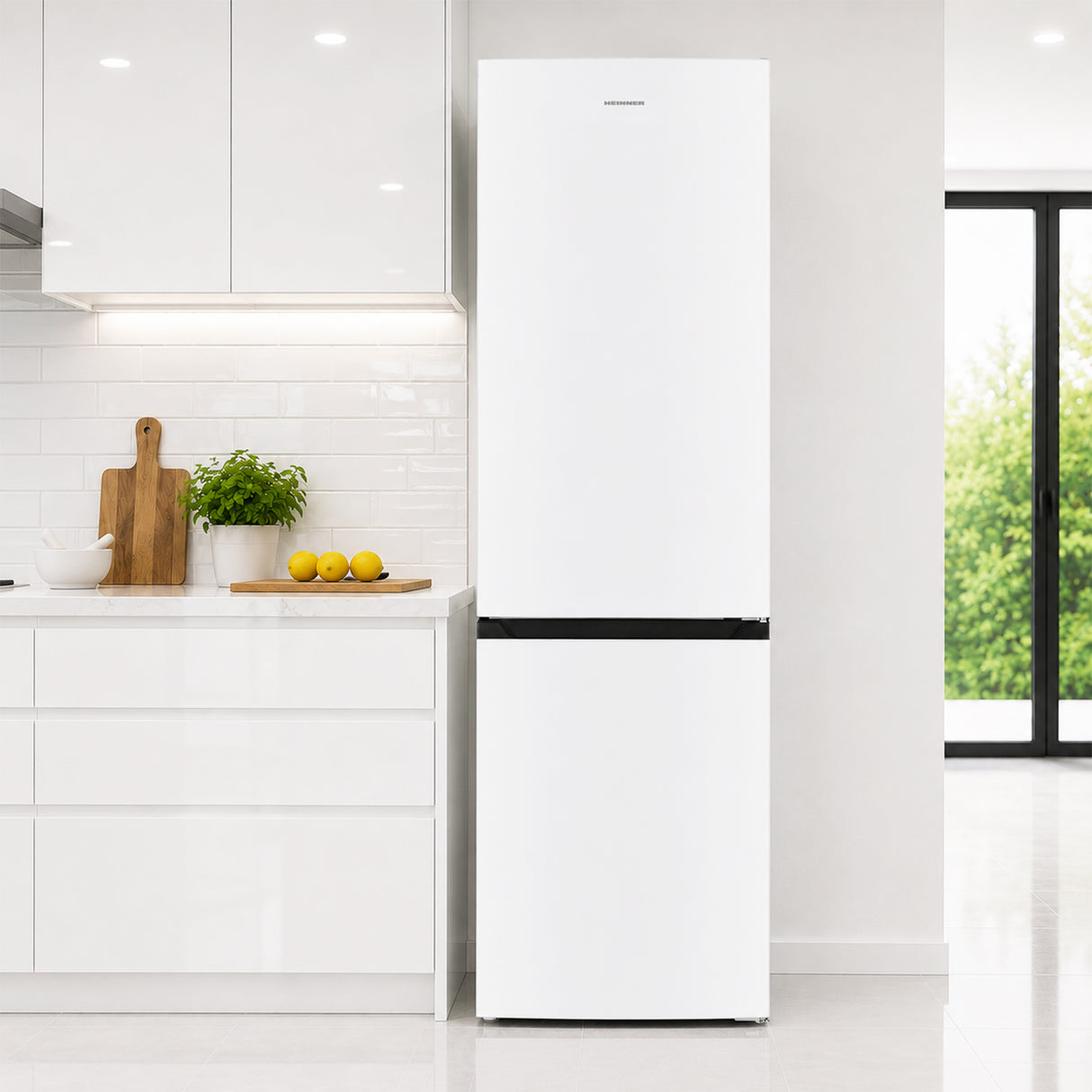 Frigo congélateur Heinner HCNF-HM293INVD – 293 litres – No Frost – inverter – classe énergétique D – blanc