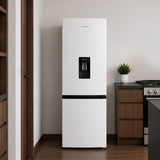 Frigo congélateur Heinner HCNF-HM291INVWDD – 291 L – Total No Frost – compresseur inverter – Classe énergétique D – Thermostat réglable – Éclairage LED – Blanc – 185 cm – 5 ans de garantie