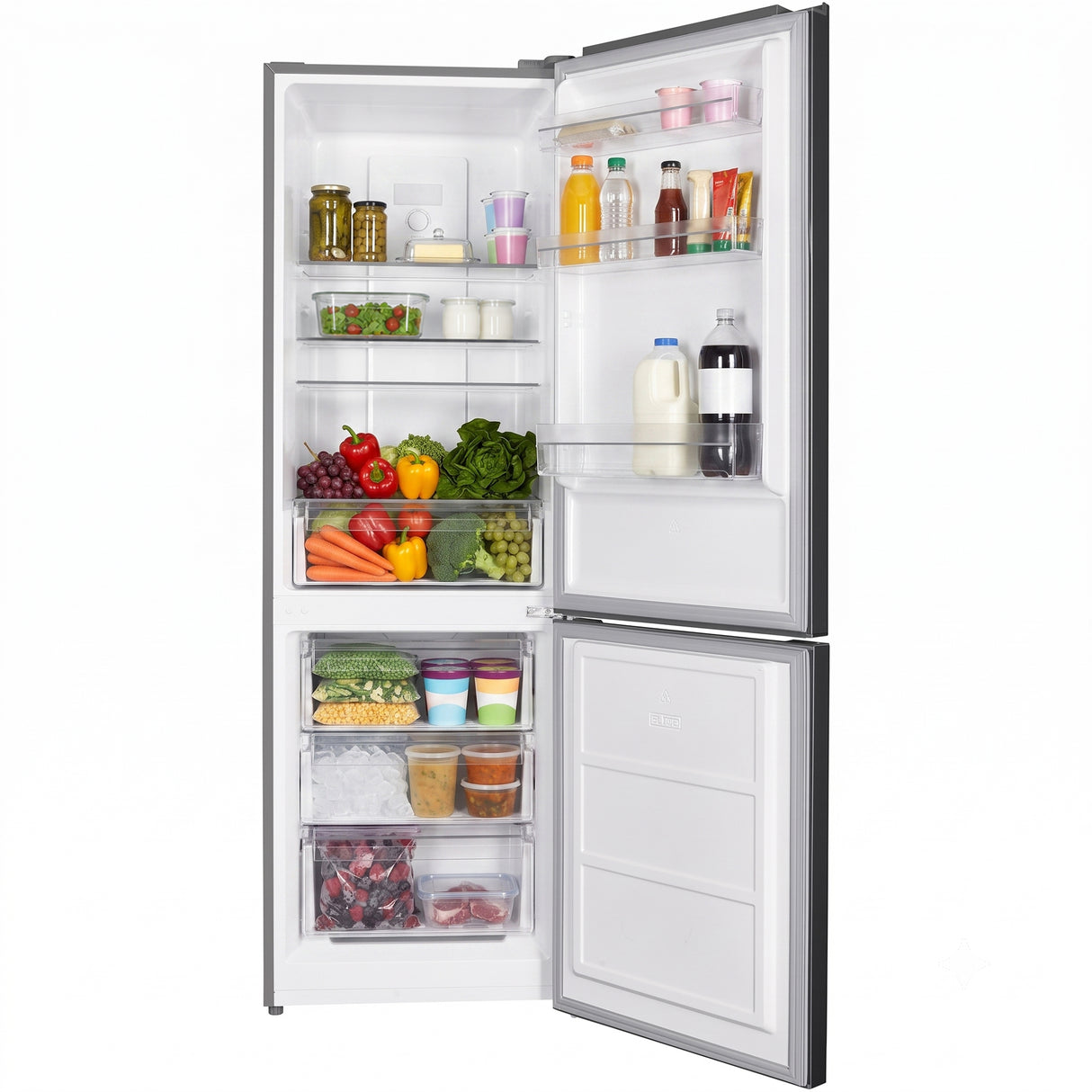Frigo congélateur Heinner HCNF-HM293INVXD – 293 litres – No Frost – inverter – classe énergétique D – inox