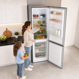 Frigo congélateur Heinner HCNF-HM293INVXD – 293 litres – No Frost – inverter – classe énergétique D – inox
