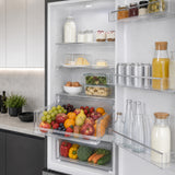 Heinner HC-HM313XWDE++ Koel-vriescombinatie met Waterdispenser – 313 L – Energieklasse E – Elektronische Bediening met Instelbare Thermostaat – LED-verlichting – Omkeerbare Deur – 5 Jaar Garantie