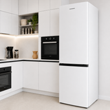 Frigo congélateur Heinner HC-HM315E++ – 315 L – Classe énergétique E – Commande électronique avec Thermostat réglable – Éclairage LED – Porte réversible – Blanc – 5 ans de garantie