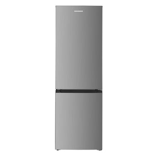 Frigo congélateur Heinner HC-HM315XE++ – 315 L – Classe énergétique E – Thermostat réglable – Éclairage LED – Porte réversible – inox – 5 Ans de garantie