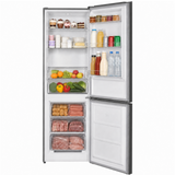 Frigo congélateur Heinner HC-HM315XE++ – 315 L – Classe énergétique E – Thermostat réglable – Éclairage LED – Porte réversible – inox – 5 Ans de garantie