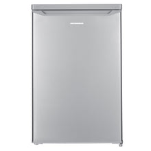 Frigo table top avec compartiment congélateur Heinner HF-HM109SE++ – 109 L – Classe énergétique E – Thermostat réglable – Éclairage LED – Porte réversible – Argent – 5 Ans de garantie