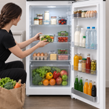 Frigo avec compartiment congélateur Heinner HF-HM248INVE++ – 248 L – compresseur inverter – Classe énergétique E – Thermostat réglable – Éclairage LED – Blanc – 5 ans de garantie