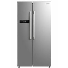 Frigo américain Heinner HSBS-M548NFINVXE – 548 litres – No Frost – inverter – classe énergétique E – inox