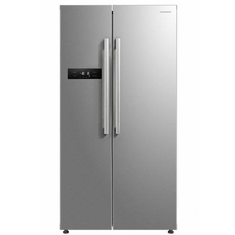 Heinner American Fridge Freezer HSBS-M548NFINVXE – 548 litres – No Frost – inverter – energy rating E – inox – product photo