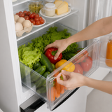 Frigo congélateur Heinner HCNF-HM253INVD – 253 L – Total No Frost – compresseur inverter – Classe énergétique D – Commande électronique avec Thermostat réglable – Éclairage LED – Blanc – 5 ans de garantie