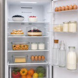 Frigo congélateur Heinner HCNF-M330INVSE – 330 litres – No Frost – inverter – classe énergétique E – argent