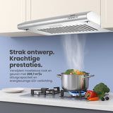 Heinner CH-201SS Afzuigkap 60 cm – 3 Snelheden – LED – Recirculatie – foto 2