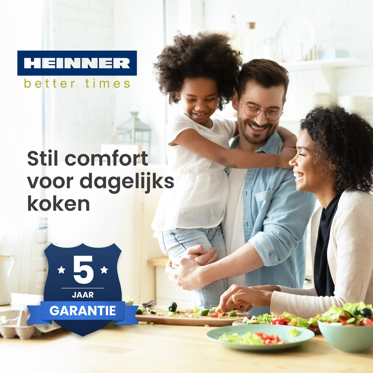 Heinner CH-201SS Afzuigkap 60 cm – 3 Snelheden – LED – Recirculatie – foto 6