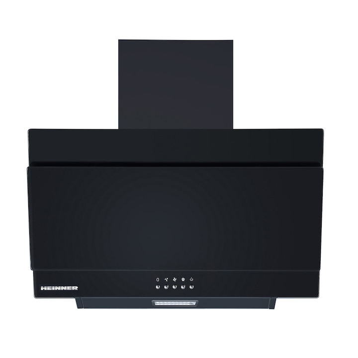 Heinner DCH-350RGBK Schuine Afzuigkap 60 cm – 276,6 m³/u – 3 Snelheidsstanden – 65 W Motor