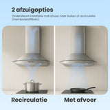 Heinner DCH-650GX afzuigkap – wandschouw – 60 cm – 3 snelheden – foto 4