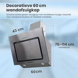 Afzuigkap Heinner DCH-650RIX – schuine uitvoering – 60 cm – 3 snelheden – foto 5