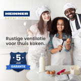 Heinner DCH-650TIX Wandschouw Afzuigkap 60 cm – 3 Snelheden – Touch – foto 6
