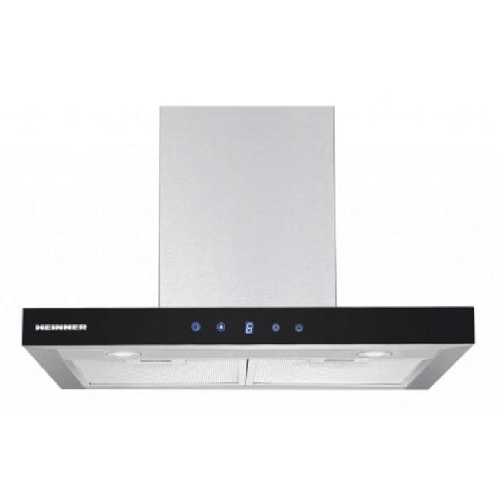 Heinner DCH-650TIX Wandschouw Afzuigkap 60 cm – 595,8 m³/u – 3 Snelheidsstanden – Touchbediening – 190 W Motor