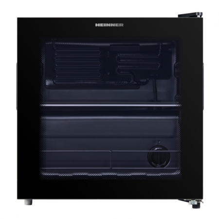 Heinner HBC-M44BKE Drankkoeler 44 L – Glazen Deur – Mechanische Bediening – Energieklasse E