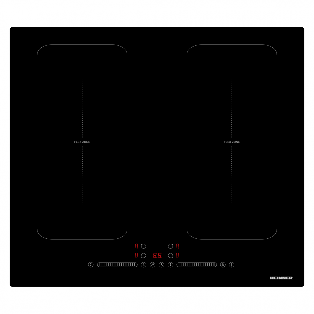 Heinner HBHI-M4ZB2FXTC Inbouw Inductiekookplaat 60 cm – 4 Kookzones – Boostfunctie – Slider Touchbediening
