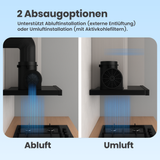 Heinner afzuigkap HBIH-MD600BK – inbouw – 52 cm – 3 snelheden – zwart – foto 4
