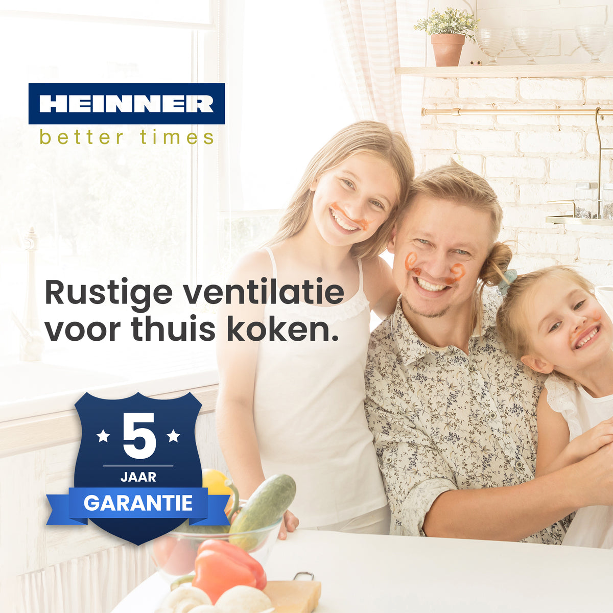 Heinner afzuigkap HDCH-660TSS – 60 cm – 3 snelheden – RVS – foto 6