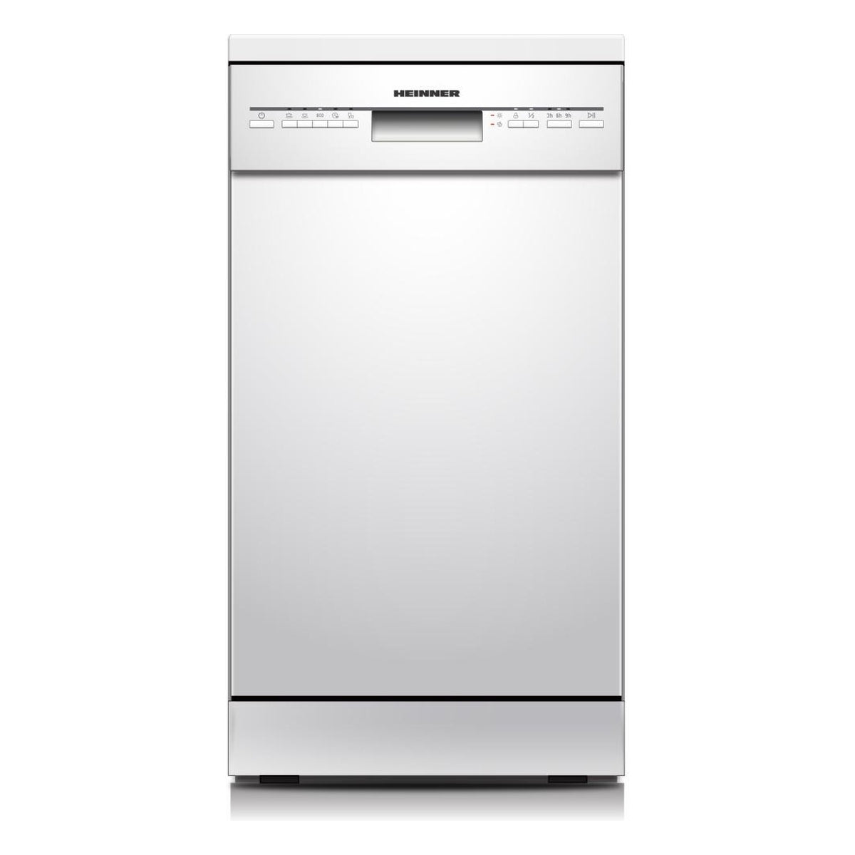 Heinner Freestanding Dishwasher HDW-FSM45510WE – 10 place settings – AquaStop – energy class E – white – product photo