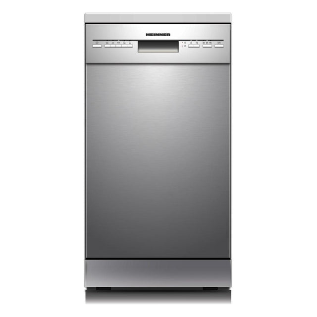 Heinner HDW-FSM45510XE vrijstaande vaatwasser – 10 couverts – AquaStop – energielabel E – rvs