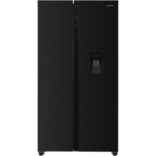 Heinner HSBS-H439NFBKWDE++ Amerikaanse Koelkast 439L – Waterdispenser