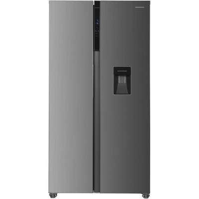 Heinner Amerikaanse koelkast HSBS-H439NFXWDE – 439L – waterdispenser – no-frost – energielabel E