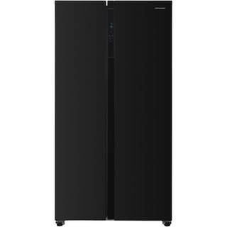 Heinner Amerikaanse koelkast HSBS-H442NFBKE – 442L – zwart – energielabel E