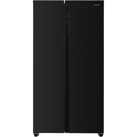 Réfrigérateur américain Heinner HSBS-H442NFBKE – 442L – noir – classe énergétique E – photo du produit
