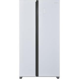 Heinner Amerikaanse koelkast HSBS-H442NFGWHE – 442L – No Frost – Wit -energielabel E