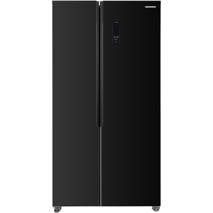Heinner HSBS-HM442NFGBKE++ Amerikaanse Koelkast 442L – Waterdispenser