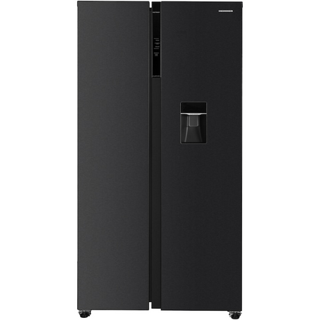 Réfrigérateur américain Heinner HSBS-HM592NFDXWDE – 592L – distributeur d’eau – classe énergétique E – photo du produit