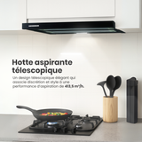 Heinner HTCH-490GBK afzuigkap – energielabel C – zwart – foto 2
